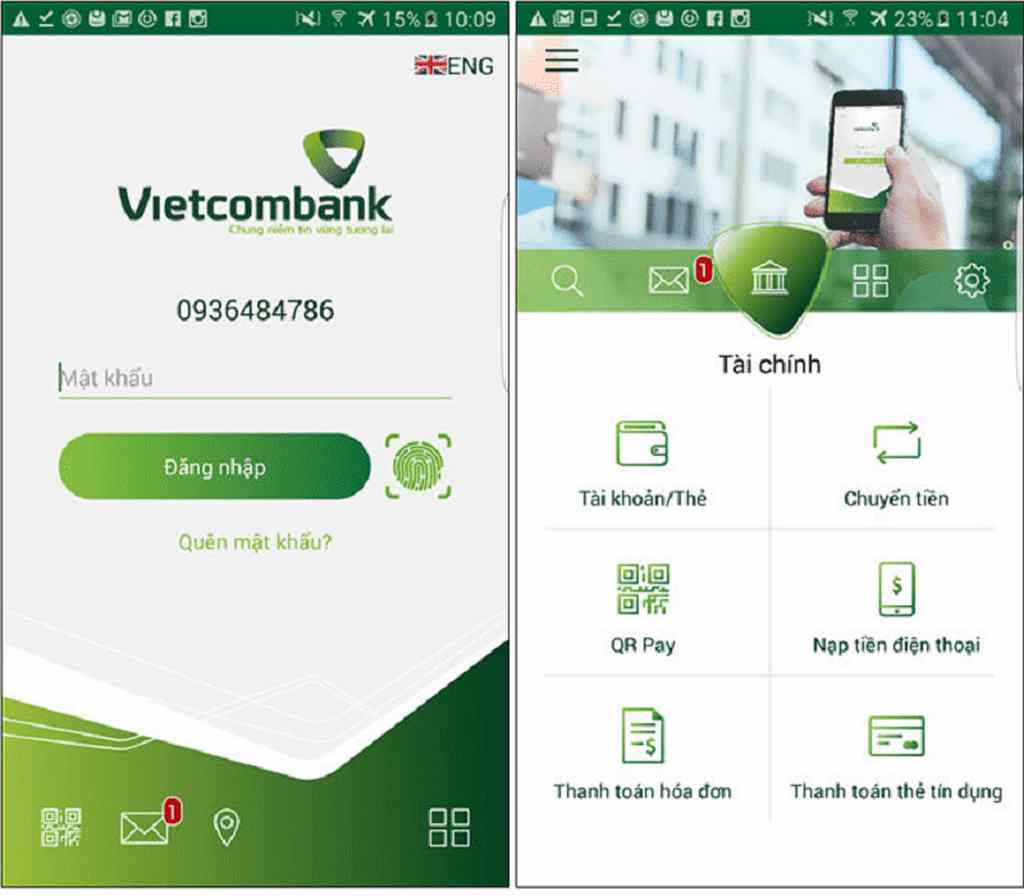 Chuyển tiền cùng ngân hàng Vietcombank có mất phí không?